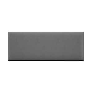 Micro Suede Charcoal Grey Queen-Full Upholstered Headboards/Accent Wall Panels