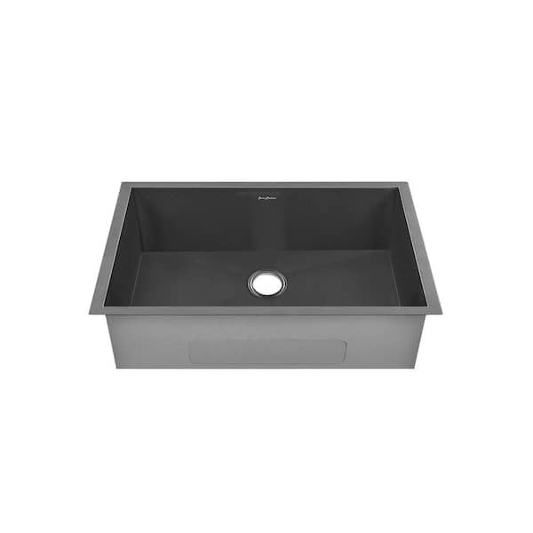 Swiss Madison Tourner Stainless Steel 27 L in. x 19 W in. Single Bowl Undermount Kitchen Sink in Black