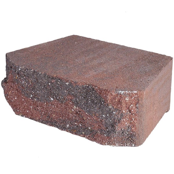 4 in. x 11.75 in. x 6.75 in. Oaks Blend Concrete Retaining Wall Block (144 Pcs. / 46.5 sq. ft. / Pallet)