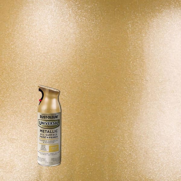 Rust-Oleum Universal 11 oz. All Surface Metallic Aged Vintage Gold Spray Paint and Primer in One