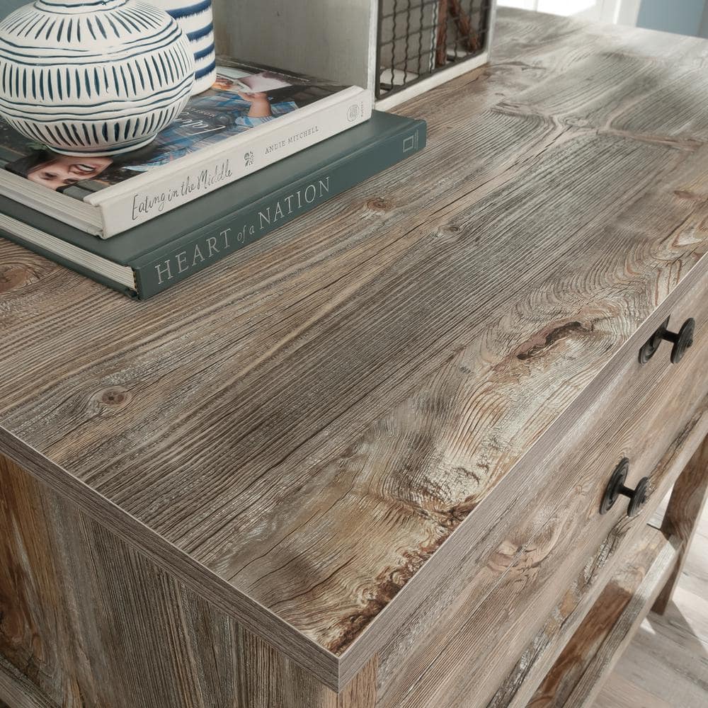 Rustic Cedar 1-Drawer Lateral File Cabinet with Open Shelf
