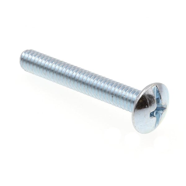 Prime-Line #8-32 x 1-1/8 in. Zinc Plated Steel Phillips/Slotted Combination Drive Truss Head Machine Screws (100-Pack)