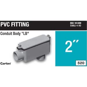 2 in. Sch. 40 and 80 PVC Type-LB Conduit Body