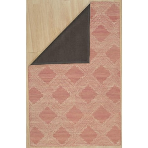 Pink 8 ft. x 10 ft. Hand-Tufted Wool Contemporary Transitional Spring Area Rug