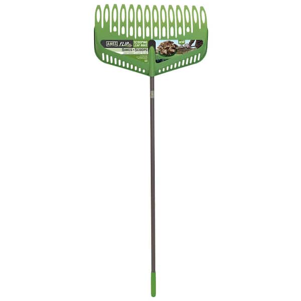 Ames 24 in. Wide 54 in. Handle Scooping Leaf Rake 12 ct Display