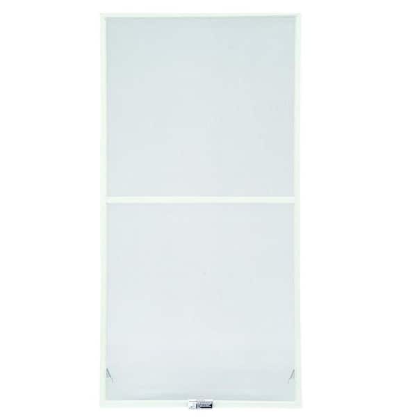 19-7/8 in. x 50-27/32 in. 400-Series White Aluminum Double-Hung Window Screen