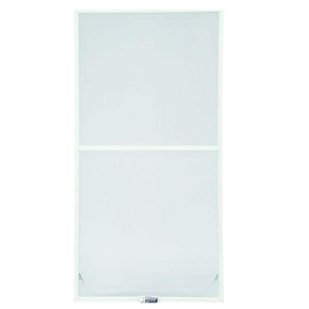 19-7/8 in. x 50-27/32 in. 400-Series White Aluminum Double-Hung Window Scre