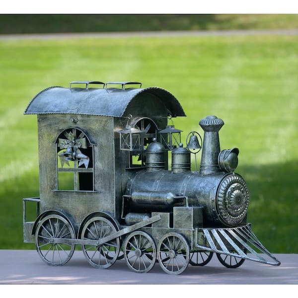 Zaer Ltd. International 27 in. Christmas Train with Cart in