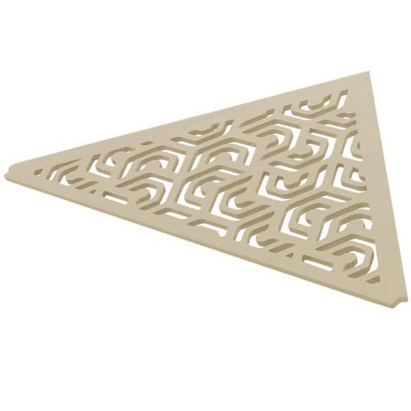 DURAL TI-SHELF Aluminum Triangular Corner Shelf (Penta) 11in. x 7.87in. Decorative Wall Shelf