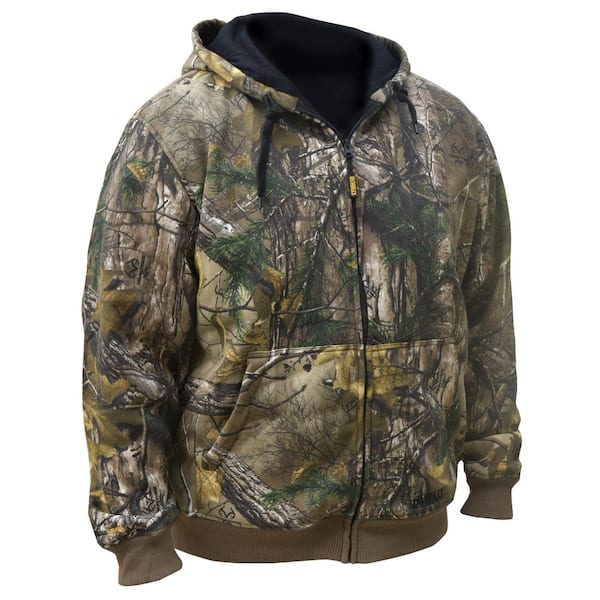 DEWALT Men's Large 20-Volt MAX XR Lithium-Ion Camoflauge hoodie kit ...