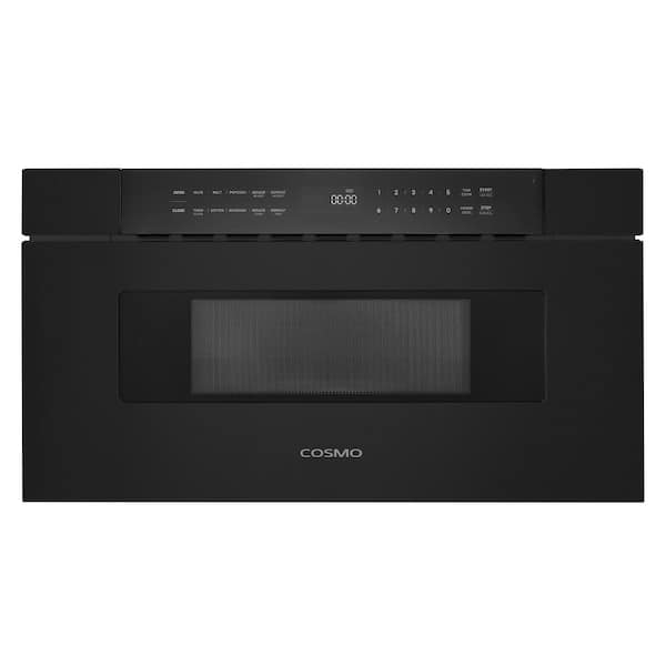 30 in. Built-in Microwave Drawer, Automatic Presets, Touch Controls, Defrosting Rack, 1.2 cu. ft. Capacity, Matte Black