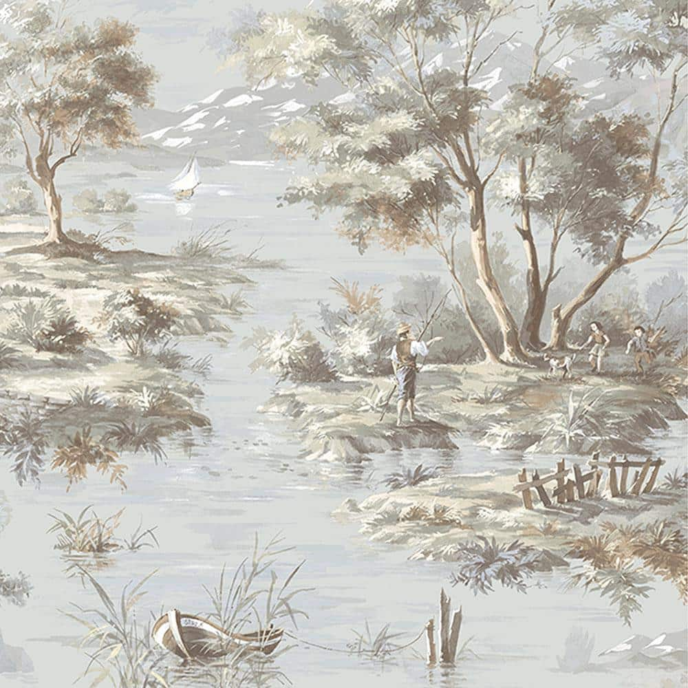 Norwall La Campagne Vinyl Roll Wallpaper (Covers 56 sq. ft.) MH36514 ...