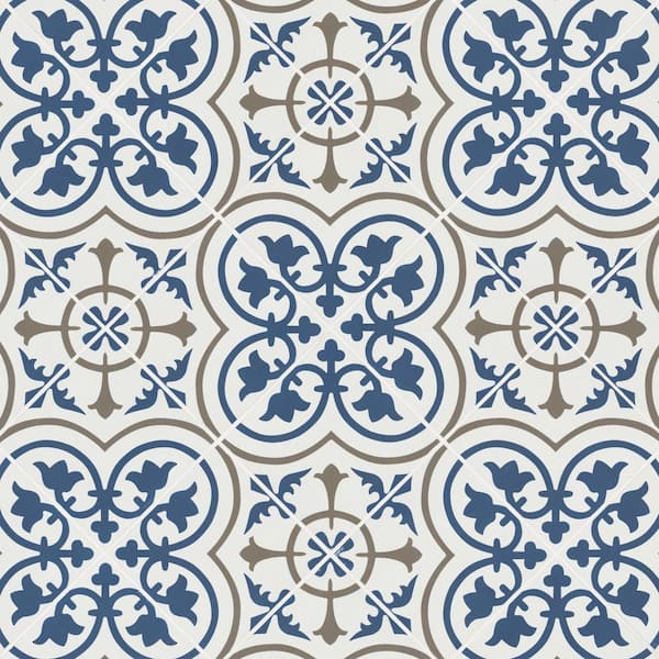 MSI Kenzzi Zenzibar 8 in. x 8 in. Encaustic Matte Porcelain Floor