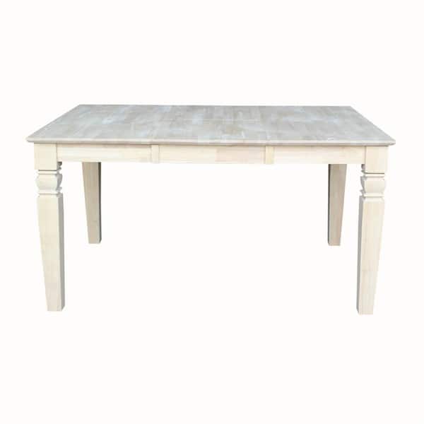 International Concepts Unfinished Butterfly Leaf Dining Table