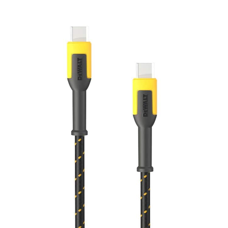 DEWALT 4 ft. Reinforced Braided Cable for USB-C