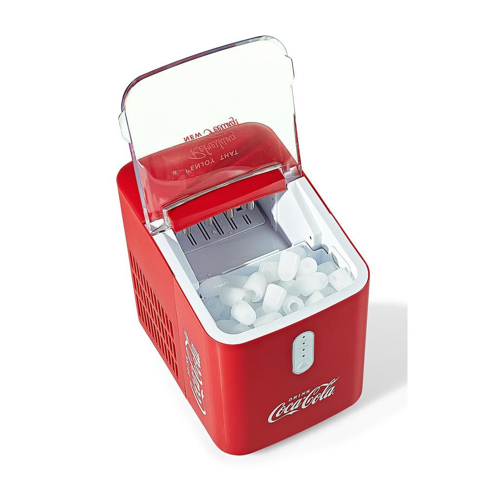 Coca-Cola Red Portable Countertop Ice Maker