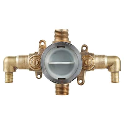American Standard Flash 3-Way Integrated Shower Diverter Rough-In Valve With Pressure Balance Valve Cartridge RU531 - The Home Depot