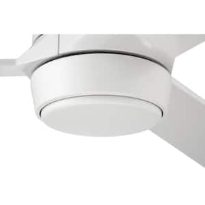 Sterling 60 in. Indoor/Outdoor White Finish Ceiling Fan with Smart Wi-Fi Enabled Remote & Integrated LED Light