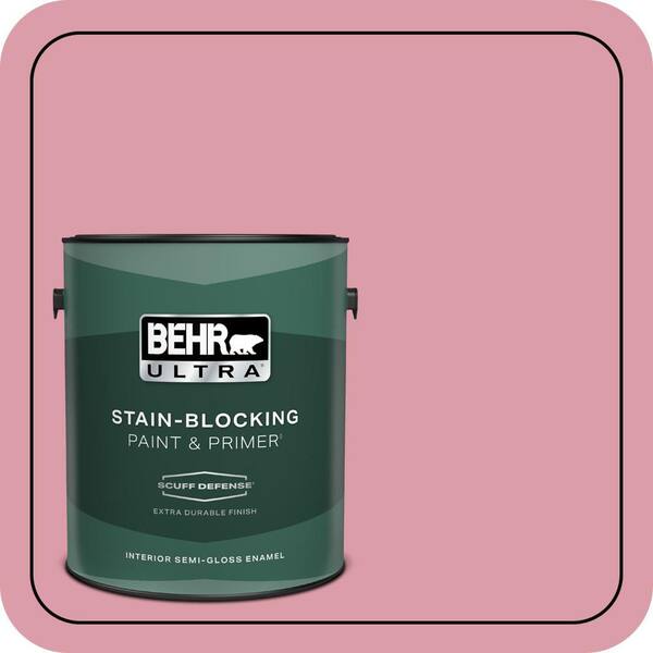 BEHR ULTRA 1 gal. #110C-3 Glamour Extra Durable Semi-Gloss Enamel Interior Paint & Primer