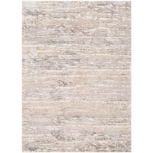 Aldina Brown 2 ft. x 3 ft. Abstract Area Rug