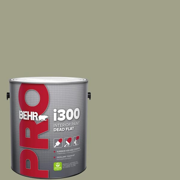 BEHR PRO 1 gal. #BXC-82 Potting Moss Dead Flat Interior Paint