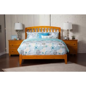 Richmond Brown Solid Wood Frame Queen Traditional Bed