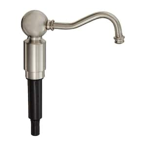 Soap/Lotion Dispenser Pump Head in Satin Nickel