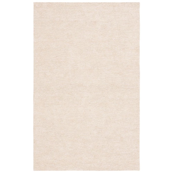 Natural Fiber 8 ft. x 10 ft. Natural/Bleach Modern Solid Area Rug