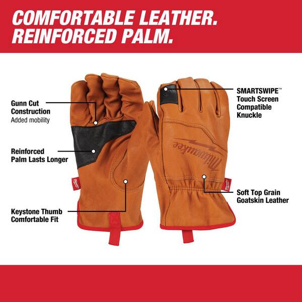 goatskin gloves home depot