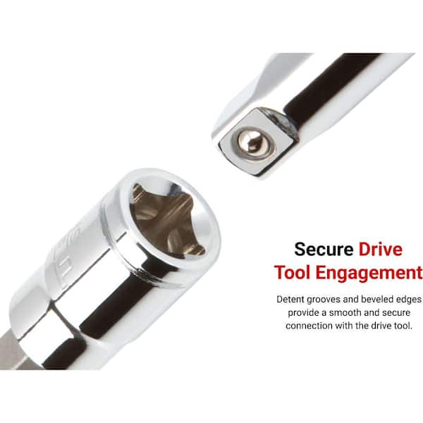 TEKTON 1/4 in. Drive x 6 mm Hex Bit Socket SHB03206 - The Home Depot