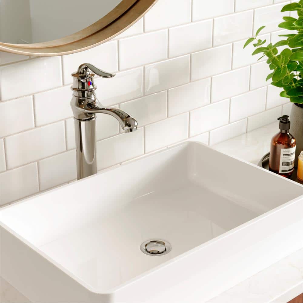 Dartford Chrome Single Handle Vessel Bathroom Faucet