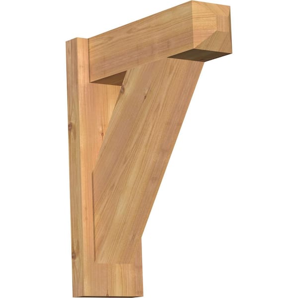 Ekena Millwork 6 in. x 20 in. x 16 in. Western Red Cedar Traditional Craftsman Smooth Outlooker