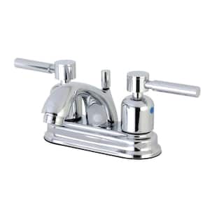 Modern 4 in. Centerset 2-Handle Bathroom Faucet in Chrome