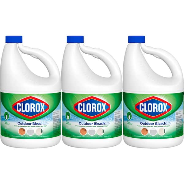 Clorox 121 oz. Pro Results Concentrated Liquid Outdoor Bleach Cleaner (3-Pack)