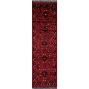 Shirvan Maroon 2.8 ft. x 9 ft. Runner Rug