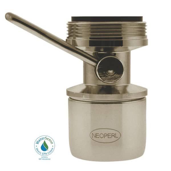 NEOPERL 1.5 GPM Dual-Thread On/Off Water-Saving Faucet Aerator in Brushed Nickel