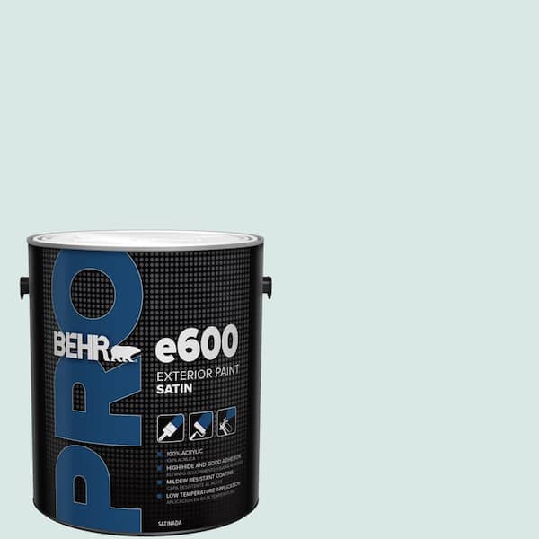 1 gal. #500E-2 Aqua Breeze Satin Exterior Paint