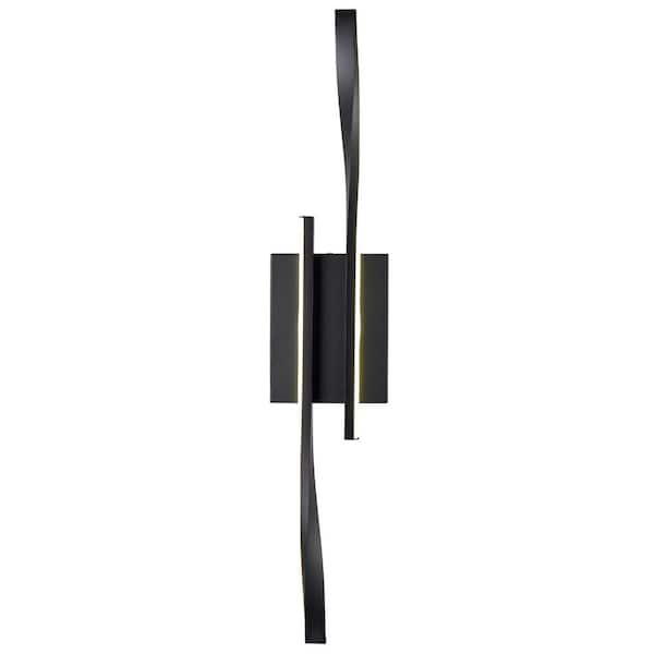 CLAXY 6.3 in. 1 light Black Modern Wall Sconce with Metal Shade