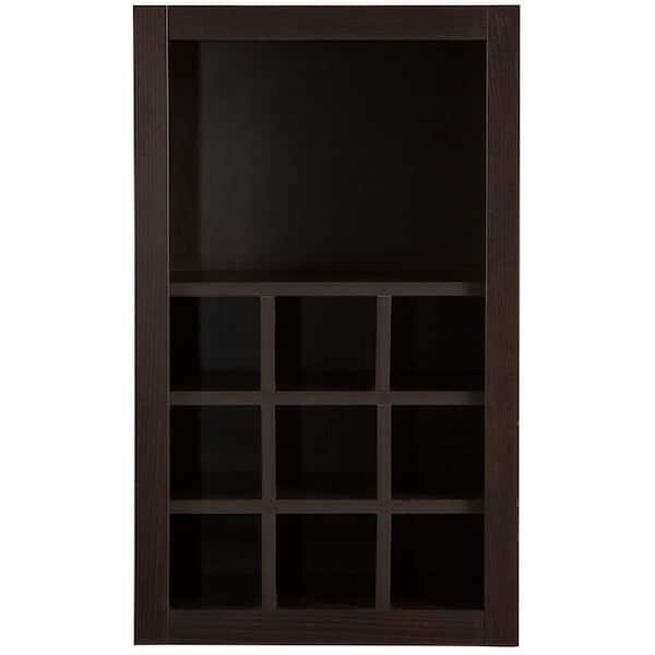 Hampton Bay Edson Ready-to-Assemble 18x30x12 in. Flex Wall Cabinet with Shelves and Dividers in Dusk