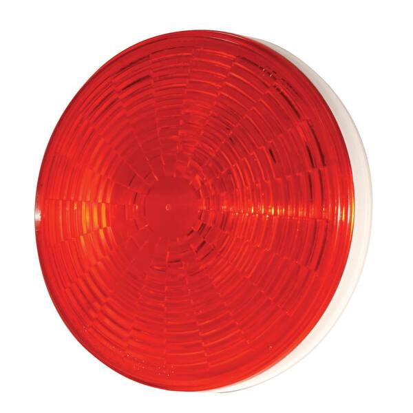 Grote SuperNova NexGen LED Stop Tail Turn Light with Grommet Mount-4 in., Male Pin, Red (Bulk Packaging)