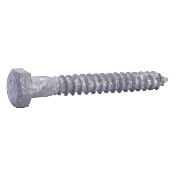 Everbilt 5/16 in. x 2-1/2 in. Hex Galvanized Lag Screw
