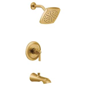 Flara M-CORE 3-Series 1-Handle Tub and Shower Trim Kit in Brushed Gold (Valve Not Included)