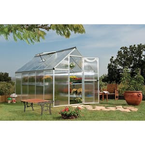 Mythos 6 ft. x 10 ft. Silver/Clear DIY Greenhouse Kit