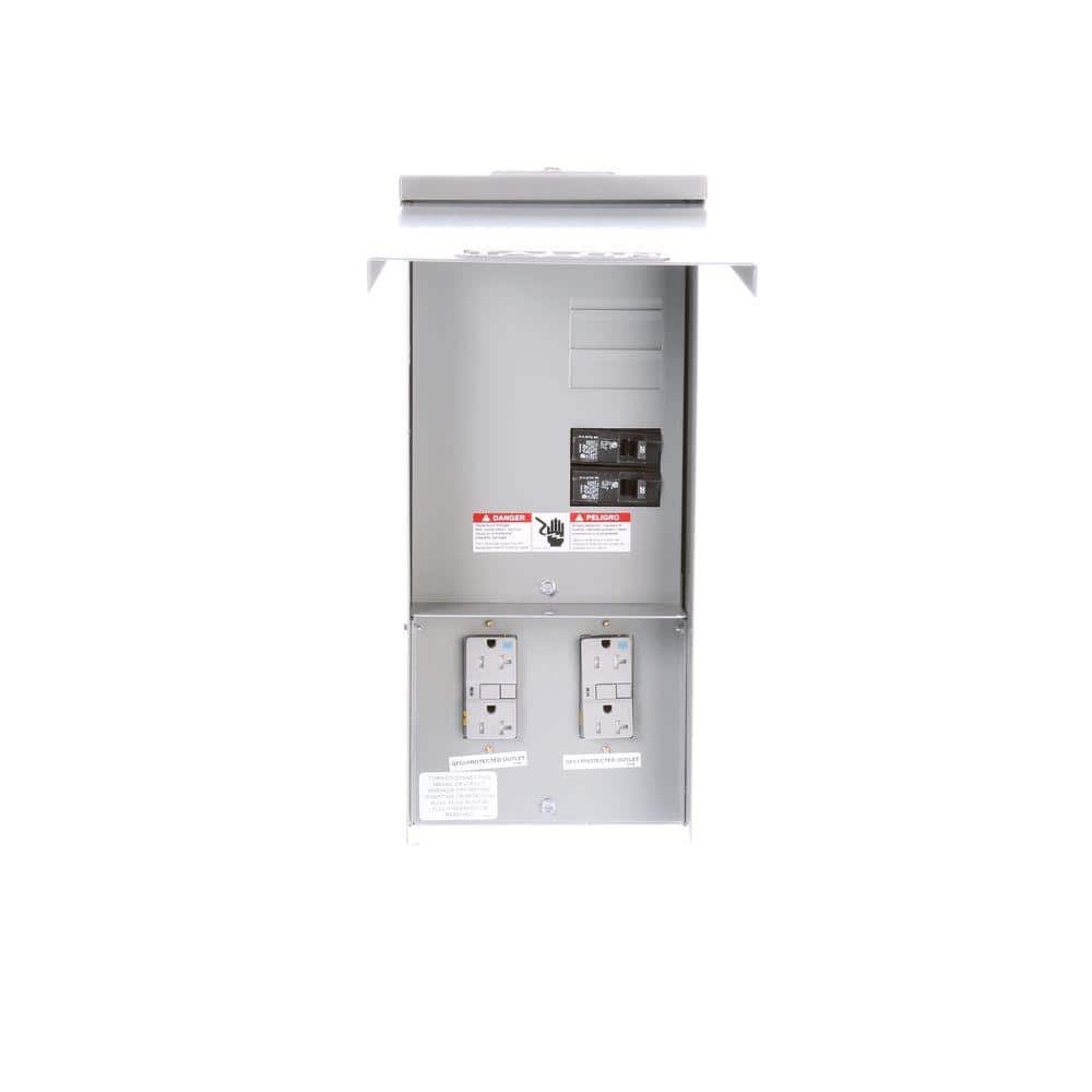 Temporary Power Outlet Panel with Two 20 Amp Duplex Receptacles Unmetered price history on PriceWatchPro