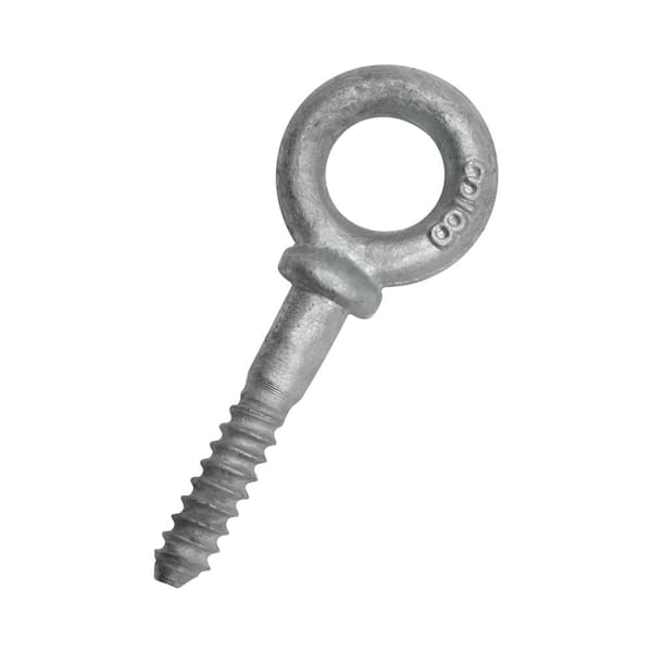 Everbilt 3/8 in. x 2 in. Galvanized Forged Screw Eye