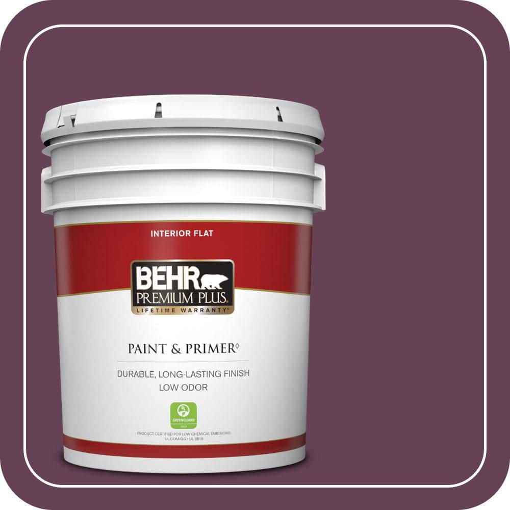 5 gal. #S-G-690 Delicious Berry Flat Low Odor Interior Paint & Primer price history on PriceWatchPro