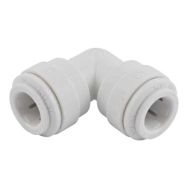thumbnail image 2 of 10-Pack 5/32" OD Push-to-Connect Male Elbow Fittings – 10-32 UNF – PneumaticPlus PL-5/32-U-10 2 of 6