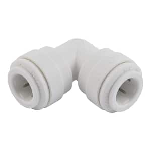 3/8 in. O.D. 90° Push-To-Connect Polypropylene Elbow Fitting