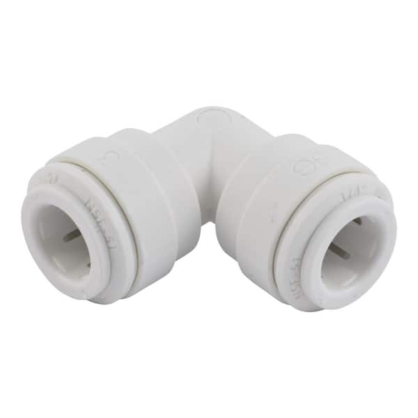 John Guest 3/8 in. O.D. 90° Push-To-Connect Polypropylene Elbow Fitting