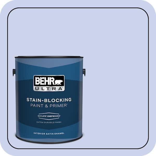 BEHR ULTRA 1 gal. #P540-2 Garden Fairy Extra Durable Satin Enamel Interior Paint & Primer
